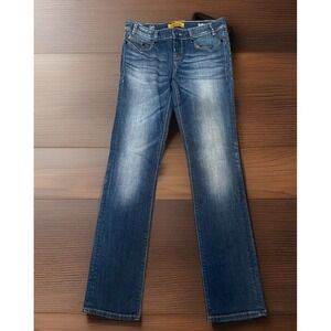 MEK DNM Womens Hollywood Straight Low Rise Denim Jean Size 27